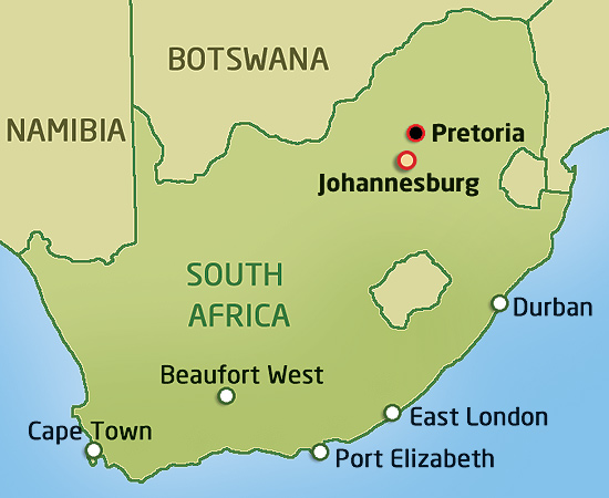 Where is Johannesburg located Where is Johannesburg located